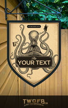 Load image into Gallery viewer, Home Bar Kraken Personalised Bar Sign Custom Signs from Twofb.com signs for bars