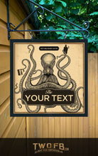 Load image into Gallery viewer, Home Bar Kraken Personalised Bar Sign Custom Signs from Twofb.com signs for bars