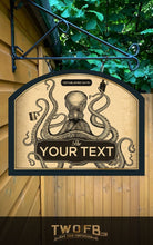 Load image into Gallery viewer, Home Bar Kraken Personalised Bar Sign Custom Signs from Twofb.com signs for bars