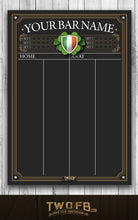 Load image into Gallery viewer, Irish Darts Chalkboard | Darts Tournament Scoreboard | Chalkboard