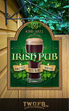 Load image into Gallery viewer, Irish Bar Sign | Personalised Bar Sign | Shamrock Signs