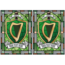 Load image into Gallery viewer, Irish Window Vinyl | Stained Glass | Custom window decals