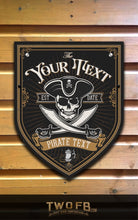 Load image into Gallery viewer, Jolly Roger/Pirate Pub Sign/ Pub Sign/Bar Sign/Home bar sign/Pub sign for outside/Custom pub sign/Home Bar/Pub DƩcor/Military Bar Signs/Custom Bar signs/Barsigns UK/ Man Cave/ Mess Sign/ Bar Runner/ Beer Mats/ Hanging pub sign/ Custom sign/ Garden Signs/Pub signs