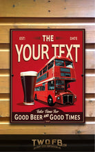 Load image into Gallery viewer, Last Stop | Personalised Bar Sign | Pub Signs