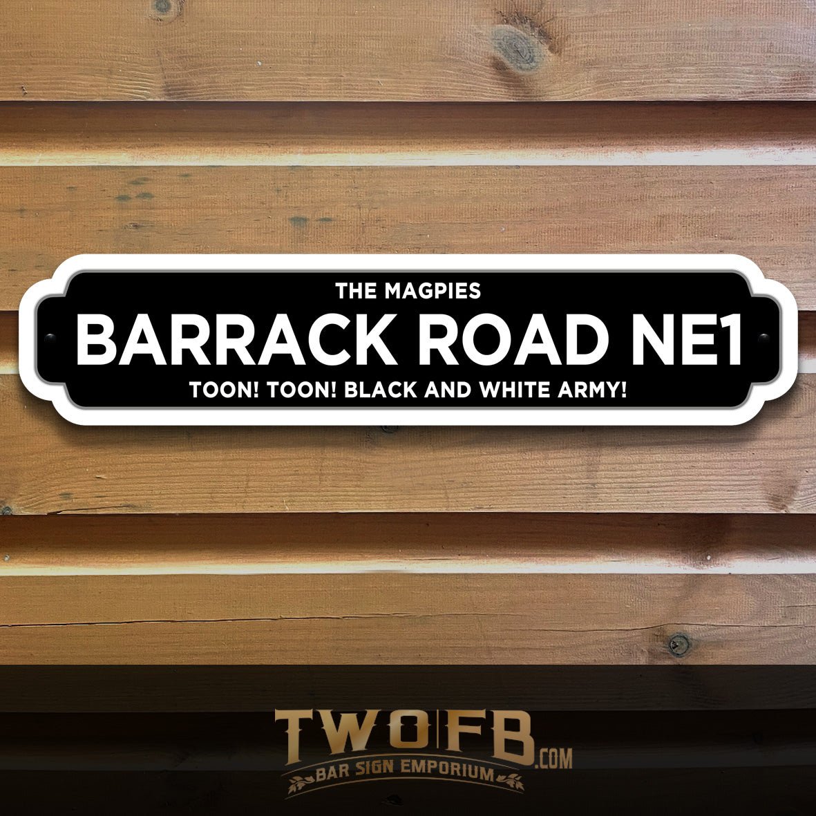 Newcastle Utd | St James Park Road Sign | Vintage Road Sign