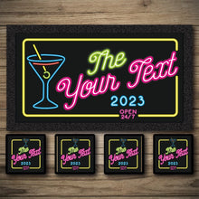 Load image into Gallery viewer, Neon Bar Runner, Bar coasters, Beer Mats