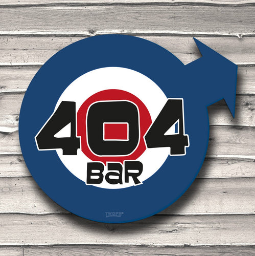 404 Bar | Lindos Bar Sign | MOD Pub Sign | RAF Roundel
