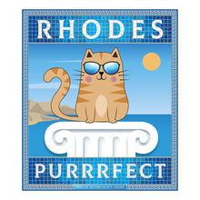 Load image into Gallery viewer, Official GCWS Rhodes Purrrfect Cat T-Shirt Unisex Custom Signs from Twofb.com signs for bars