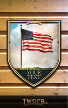 Load image into Gallery viewer, Old Glory Personalised Bar Sign Custom Signs from Twofb.com garden bar signs