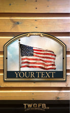 Load image into Gallery viewer, Old Glory Personalised Bar Sign Custom Signs from Twofb.com Traditional pub signs