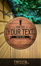 Load image into Gallery viewer, Old School Bar Personalised Bar Sign Custom Signs from Twofb.com Bespoke pub signs