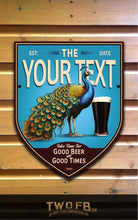 Load image into Gallery viewer, Peacock Inn | Vintage Bar Sign | Pub Signs | funny bar sign | Hanging Signs | Bar Sign