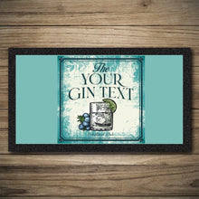 Load image into Gallery viewer, Personalised Bar Mats | Drip Mats | Custom Bar Runners | Garden Gin Bar