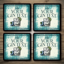 Load image into Gallery viewer, Personalised Bar Mats | Drip Mats | Custom Bar Runners | Garden Gin Bar