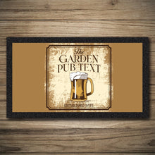 Load image into Gallery viewer, Personalised Bar Mats | Drip Mats | Custom Bar Runners | Garden Pub