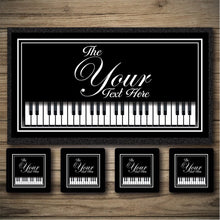 Load image into Gallery viewer, Personalised Bar Mats | Drip Mats | Custom Bar Runners | Piano Bar