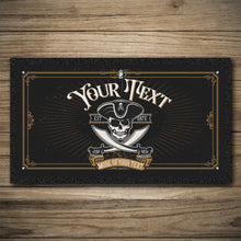 Load image into Gallery viewer, Personalised Bar Mats | Drip Mats | Custom Bar Runners | Pirate Tavern