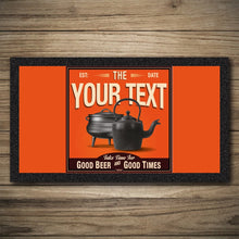 Load image into Gallery viewer, Personalised Bar Mats | Drip Mats | Custom Bar Runners | Pot & Kettle