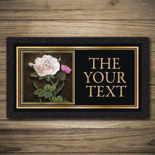 Load image into Gallery viewer, Personalised Bar Mats | Drip Mats | Custom Bar Runners | Rose & Thistle