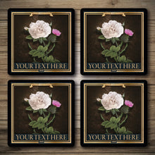 Load image into Gallery viewer, Personalised Bar Mats | Drip Mats | Custom Bar Runners | Rose & Thistle