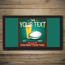 Load image into Gallery viewer, Personalised Bar Mats | Drip Mats | Custom Bar Runners | Scrum Inn