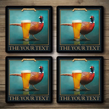 Load image into Gallery viewer, Personalised Bar Mats | Drip Mats | Custom Bar Runners | Pheasant Arms