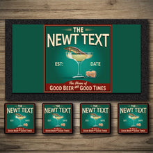 Load image into Gallery viewer, Personalised Bar Mats | Drip Mats | Custom Bar Runners | The Pickled Newt