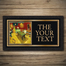 Load image into Gallery viewer, Personalised Bar Mats | Drip Mats | Custom Bar Runners | Vincent Van Gogh StyleBar Runners | Tipsy Toucan