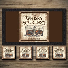 Load image into Gallery viewer, Personalised Bar Mats | Drip Mats | Custom Bar Runners | Whisky Shack