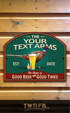 Load image into Gallery viewer, Pheasant Plucker | Bar Sign Custom Signs from Twofb.com Pub sign design