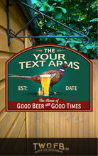 Load image into Gallery viewer, Pheasant Plucker | Bar Sign Custom Signs from Twofb.com Pub sign design
