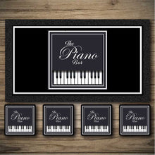 Load image into Gallery viewer, Piano Bar beer mats, Bar runner, Beer coasters