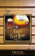 Load image into Gallery viewer, Rockers Retreat Personalised Bar Sign Custom Signs from Twofb.com pub shed signs
