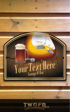 Load image into Gallery viewer, Rockers Retreat Personalised Bar Sign Custom Signs from Twofb.com pub signs .com
