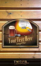 Load image into Gallery viewer, Rockers Retreat Personalised Bar Sign Custom Signs from Twofb.com pub signs .com