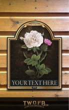 Load image into Gallery viewer, Rose & Thistle Bar Signs| Personalised Pub Sign | Hanging Pub Signs