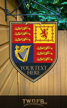 Load image into Gallery viewer, Royal Standard Personalised Bar Sign Custom Signs from Twofb.com hanging pub sign