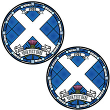 Load image into Gallery viewer, Scottish Window Vinyl | Stained Glass | Custom window decals