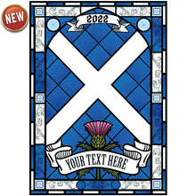 Load image into Gallery viewer, Scottish Window Vinyl | Stained Glass | Custom window decals