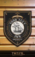 Load image into Gallery viewer, Ship Inn/Nautical Pub Sign/ Pub Sign/Bar Sign/Home bar sign/Pub sign for outside/Custom pub sign/Home Bar/Pub Décor/Military Bar Signs/Custom Bar signs/Barsigns UK/ Man Cave/ Mess Sign/ Bar Runner/ Beer Mats/ Hanging pub sign/ Custom sign/ Garden Signs/Pub signs