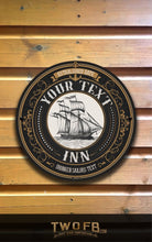 Load image into Gallery viewer, Ship Inn/Nautical Pub Sign/ Pub Sign/Bar Sign/Home bar sign/Pub sign for outside/Custom pub sign/Home Bar/Pub Décor/Military Bar Signs/Custom Bar signs/Barsigns UK/ Man Cave/ Mess Sign/ Bar Runner/ Beer Mats/ Hanging pub sign/ Custom sign/ Garden Signs/Pub signs