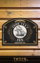 Load image into Gallery viewer, Ship Inn/Nautical Pub Sign/ Pub Sign/Bar Sign/Home bar sign/Pub sign for outside/Custom pub sign/Home Bar/Pub Décor/Military Bar Signs/Custom Bar signs/Barsigns UK/ Man Cave/ Mess Sign/ Bar Runner/ Beer Mats/ Hanging pub sign/ Custom sign/ Garden Signs/Pub signs