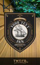 Load image into Gallery viewer, Ship Inn/Nautical Pub Sign/ Pub Sign/Bar Sign/Home bar sign/Pub sign for outside/Custom pub sign/Home Bar/Pub Décor/Military Bar Signs/Custom Bar signs/Barsigns UK/ Man Cave/ Mess Sign/ Bar Runner/ Beer Mats/ Hanging pub sign/ Custom sign/ Garden Signs/Pub signs