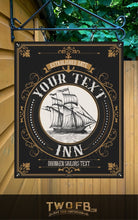 Load image into Gallery viewer, Ship Inn/Nautical Pub Sign/ Pub Sign/Bar Sign/Home bar sign/Pub sign for outside/Custom pub sign/Home Bar/Pub Décor/Military Bar Signs/Custom Bar signs/Barsigns UK/ Man Cave/ Mess Sign/ Bar Runner/ Beer Mats/ Hanging pub sign/ Custom sign/ Garden Signs/Pub signs