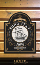 Load image into Gallery viewer, Ship Inn/Nautical Pub Sign/ Pub Sign/Bar Sign/Home bar sign/Pub sign for outside/Custom pub sign/Home Bar/Pub Décor/Military Bar Signs/Custom Bar signs/Barsigns UK/ Man Cave/ Mess Sign/ Bar Runner/ Beer Mats/ Hanging pub sign/ Custom sign/ Garden Signs/Pub signs