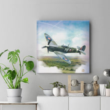 Load image into Gallery viewer, Spitfire artwork on Canvas Custom Signs from Twofb.com signs for bars