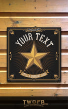 Load image into Gallery viewer, Star Inn/Nautical Pub Sign/ Pub Sign/Bar Sign/Home bar sign/Pub sign for outside/Custom pub sign/Home Bar/Pub Décor/Military Bar Signs/Custom Bar signs/Barsigns UK/ Man Cave/ Mess Sign/ Bar Runner/ Beer Mats/ Hanging pub sign/ Custom sign/ Garden Signs/Pub signs