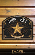 Load image into Gallery viewer, Star Inn/Nautical Pub Sign/ Pub Sign/Bar Sign/Home bar sign/Pub sign for outside/Custom pub sign/Home Bar/Pub Décor/Military Bar Signs/Custom Bar signs/Barsigns UK/ Man Cave/ Mess Sign/ Bar Runner/ Beer Mats/ Hanging pub sign/ Custom sign/ Garden Signs/Pub signs