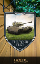 Load image into Gallery viewer, Pub Sign/Pub/Home bar sign/Pub sign for outside/Custom pub sign/Home Bar/Pub Décor/Personalised Metal/Custom Bar signs/Barsigns UK/ Man Cave/ Bar/ Bar Runner/ Beer Mats/ Hanging pub sign/ Custom sign/ Garden Signs/Pub signs/Tank Inn
