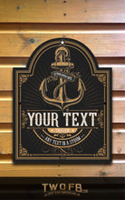 Load image into Gallery viewer, The Anchor Bar Signs | Personalised Pub Sign | Hanging Pub Signs